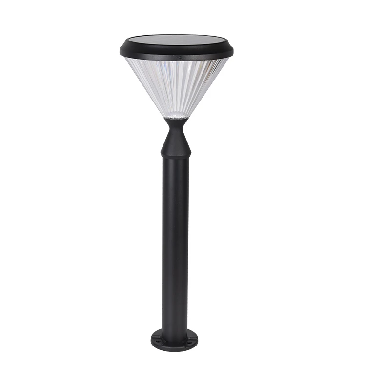 Bollard solar cu racordare la podea